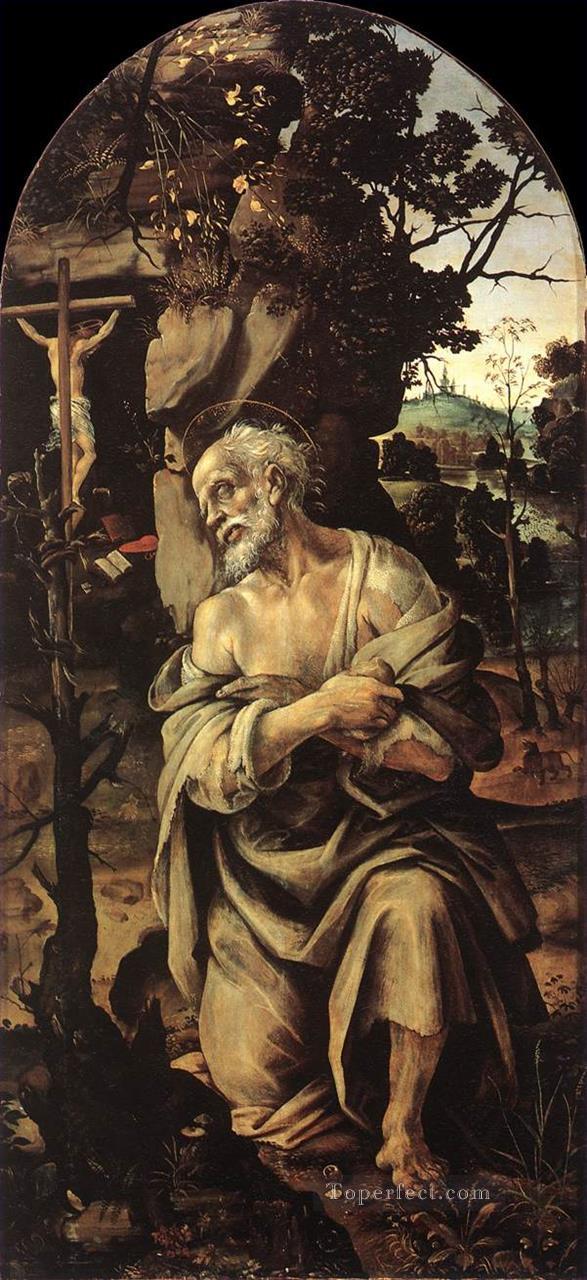 San Jerónimo 1490 Christian Filippino Lippi Pintura al óleo